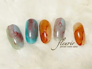 ネイル フルリール 【プライベートサロンのネイルデザイン