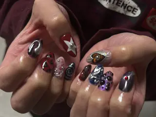 ネイル Protea きぬがわ らむのネイルデザイン