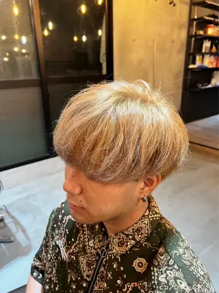 カラー メンズ 石川 歳也のヘアスタイル