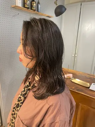 ミディアム パーマ 🤩噂のMr.髪ポジ ティブ®️yu🤩のヘアスタイル