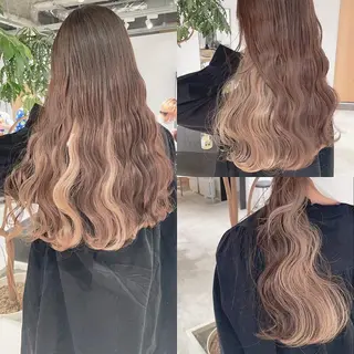 ロング カラー 渋谷:インナーカラー ／🍒エリカ🍒のヘアスタイル