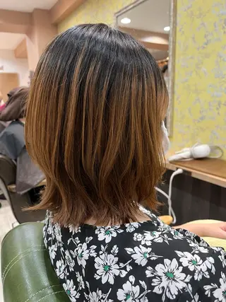 ミディアム treトレ（旧　アマニエン南口店）所属・髪質改善ストレート• デジパモデル　かなのヘアスタイル