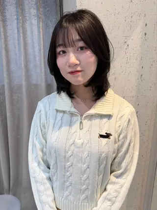 ミディアム カラー mai / linoah˚✧のヘアスタイル