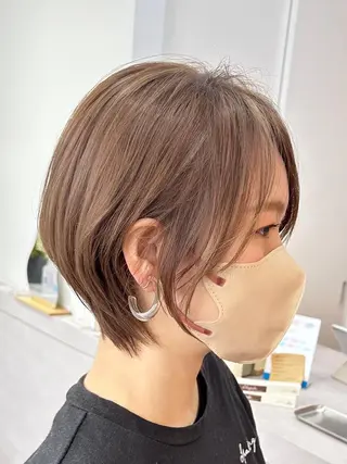 ショート カラー hair salon suiw所属・ハイトーンショート 特化‬吉田義隆のヘアスタイル