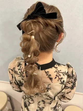 ロング ヘアアレンジ セットサロン      ラフテル所属・大阪/ヘアアレンジ /似合わせset💐のヘアスタイル