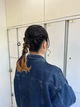 ヘアアレンジ 🫧松尾彩舞樹🫧 アレンジ/艶カラー✨のヘアスタイル