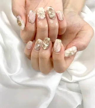 ネイル マツエク・マツパ アイブロウ pu muのネイルデザイン