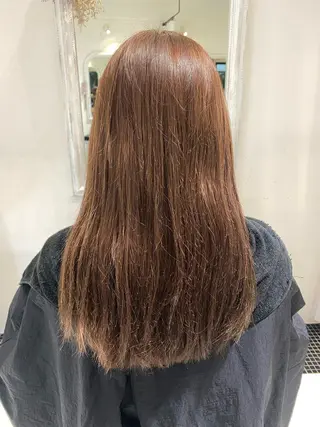 セミロング カラー ducha所属・DUCHA Tomida naoのヘアスタイル