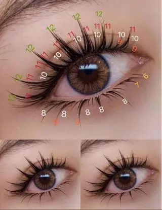 マツエク・マツパ Arana Salon所属・皐月 ゆゆのマツエク・マツパデザイン