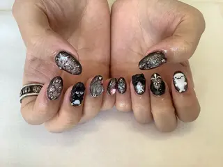 ネイル 💎🐰 saki. m 🐰💎のネイルデザイン