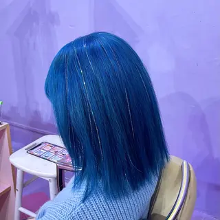 ミディアム カラー 👽KINA👽 派手髪🦖💖✨のヘアスタイル