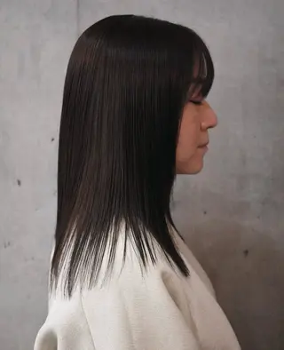 カラー Sog所属・manami/艶髪 /くすみカラーのヘアスタイル