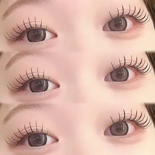 マツエク・マツパ 岡本葵子カットモデル ┊束感マツエクのマツエク・マツパデザイン