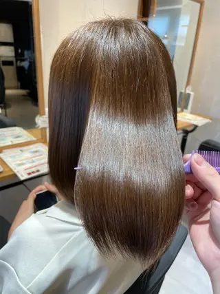 ミディアム solv.【ソルヴ】所属・藤田一輝 【美髪職人】のヘアスタイル