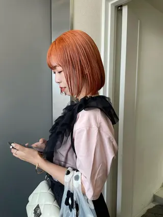 ミディアム be.perch所属・山口 朔弥のヘアスタイル