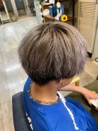 カラー メンズ 千葉 菜央 【南柏】のヘアスタイル