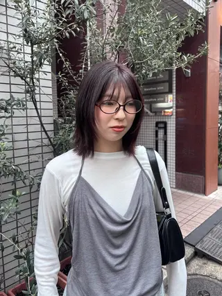 カラー ボブ/メンズ/パーマ /Tamakiのヘアスタイル