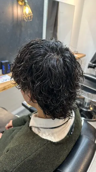 パーマ メンズ 律喜/パーマ /メンズ/フェードのヘアスタイル