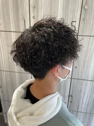 メンズ karin/インナー カラー/北名古屋市のヘアスタイル