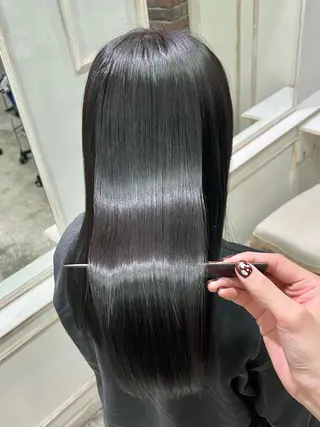 ロング カラー Siesta所属・📣髪質改善縮毛矯正 特化美容師｜庭田📣のヘアスタイル