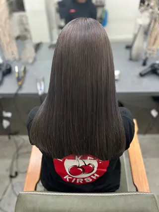 ロング nico 麻生 花輪 美優のヘアスタイル