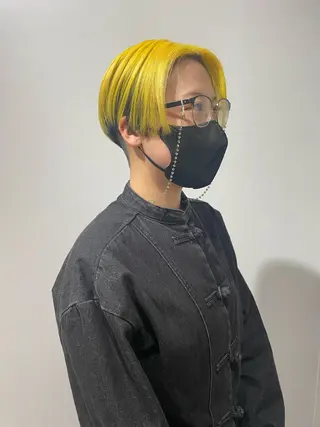 ショート ハイトーン/ボブ /Riimooaのヘアスタイル