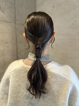 ロング ヘアアレンジ 女性に人気♪ はやしほのかのヘアスタイル