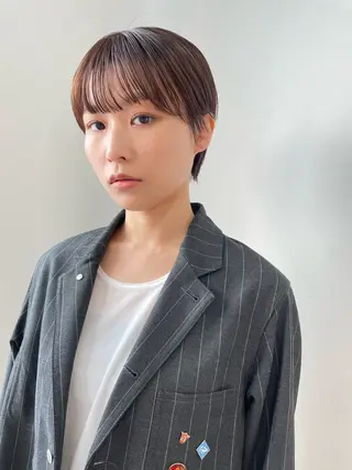 ショート カラー pole所属・【pole】 minaのヘアスタイル