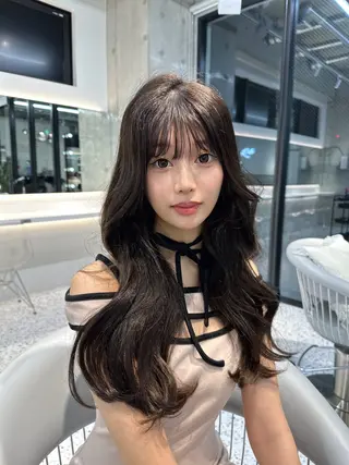 ロング 髪質改善×韓国ヘアサロン Role 博多【ロール】所属・yui🎀ブリーチ なしWカラー／博多のヘアスタイル