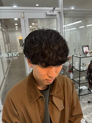 パーマ メンズ メンズスタイリスト✨ 助川龍哉のヘアスタイル