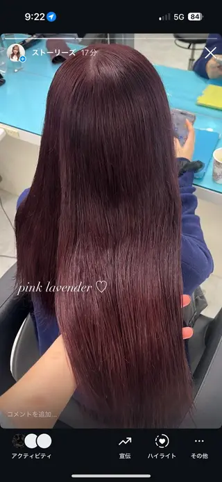 カラー akari🎀🤍 ガーリーstyleのヘアスタイル