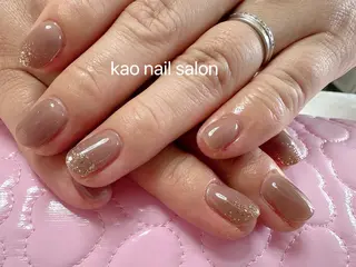 ネイル kao nail マグネット/長さだしのネイルデザイン
