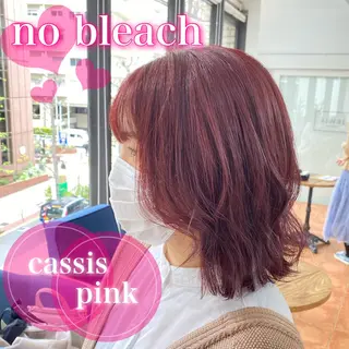 ミディアム レイヤー/ショート カット/服部タカノリのヘアスタイル