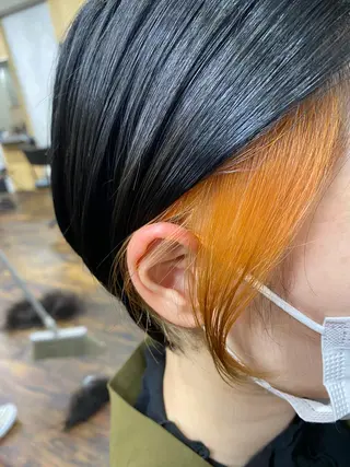 ショート カラー レイヤー/メンズ 手塚奨のヘアスタイル