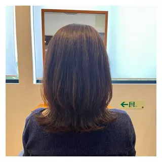 ミディアム agu hair north所属・北上 春華のヘアスタイル