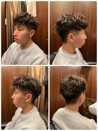 パーマ BroTokyo Barbershop 銀座店所属・大河 たいがのヘアスタイル