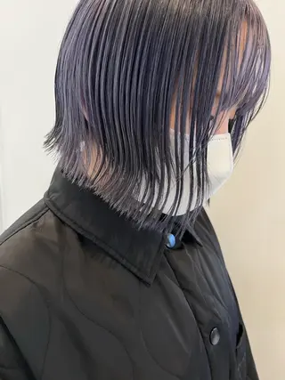 ミディアム ホラオク カナエのヘアスタイル