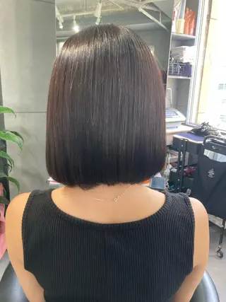 ショート 髪質改善☺︎縮毛矯正 ふじい まりんのヘアスタイル