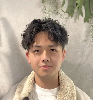 パーマ メンズ お洒落カジュアル🍃 まなとのヘアスタイル