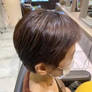 ショート カラー 川越 輝梨奈のヘアスタイル