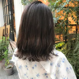 ミディアム LOMA🇰🇷 銀座クボタのヘアスタイル