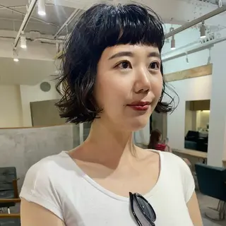 ショート パーマ 野村矩樂/パーマ /縮毛矯正のヘアスタイル