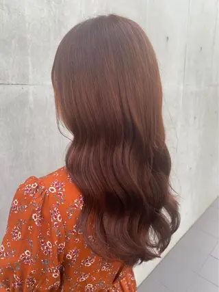 セミロング テラダ ココロのヘアスタイル