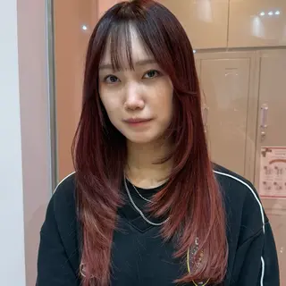 ロング 🐰🎀艶髪特化 yuzuka🎀🐰のヘアスタイル