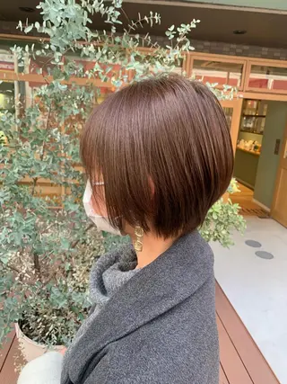 ショート カラー ハイトーン/メンズ/ ウルフ特化 小松のヘアスタイル