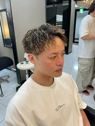 ショート カラー パーマ メンズ 🔥お値段以上🔥 メンズ特化たかひろのヘアスタイル