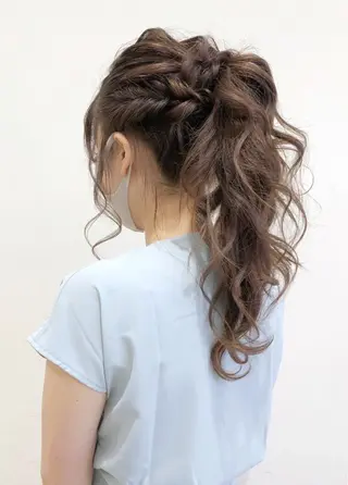ロング ヘアアレンジ KANAMI日暮里 韓国ヘア・メイクのヘアスタイル