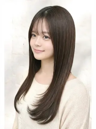 ロング 縮毛矯正/髪質改善 飯田公祐のヘアスタイル