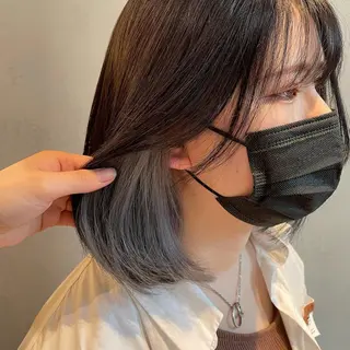 カラー ヘアアレンジ 𝙢𝙞𝙮𝙪🎀 girly hairのヘアスタイル