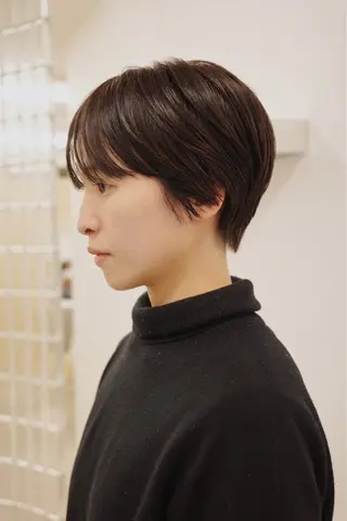 ショート wabi所属・透明感艶カラー/ リュウジンキョウカのヘアスタイル